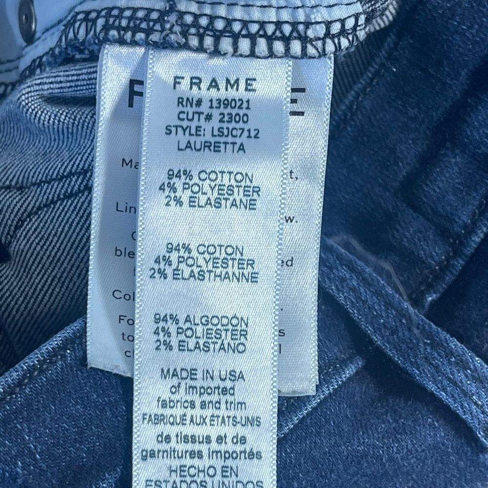 Frame Denim‎ Le Skinny De Jeanne Crop Jeans Sz 29 - Picture 11 of 14